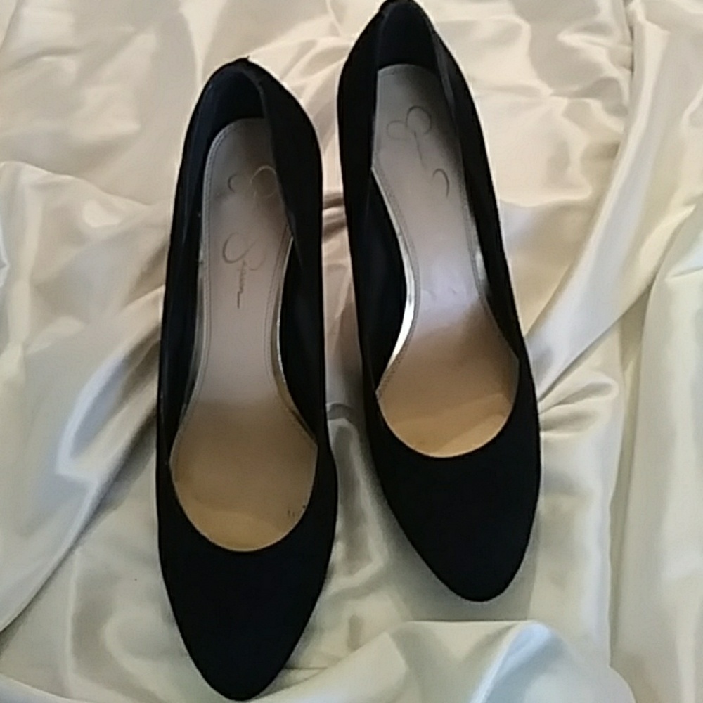 Jessica Simpson Black Suede Pump